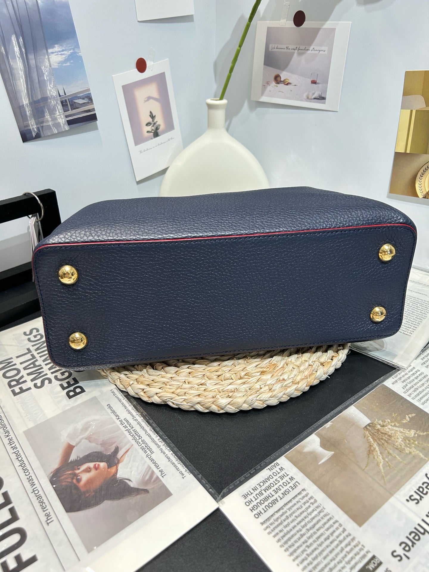 Louis Vuitton - Capucines - Calfskin - Blue - (medium)