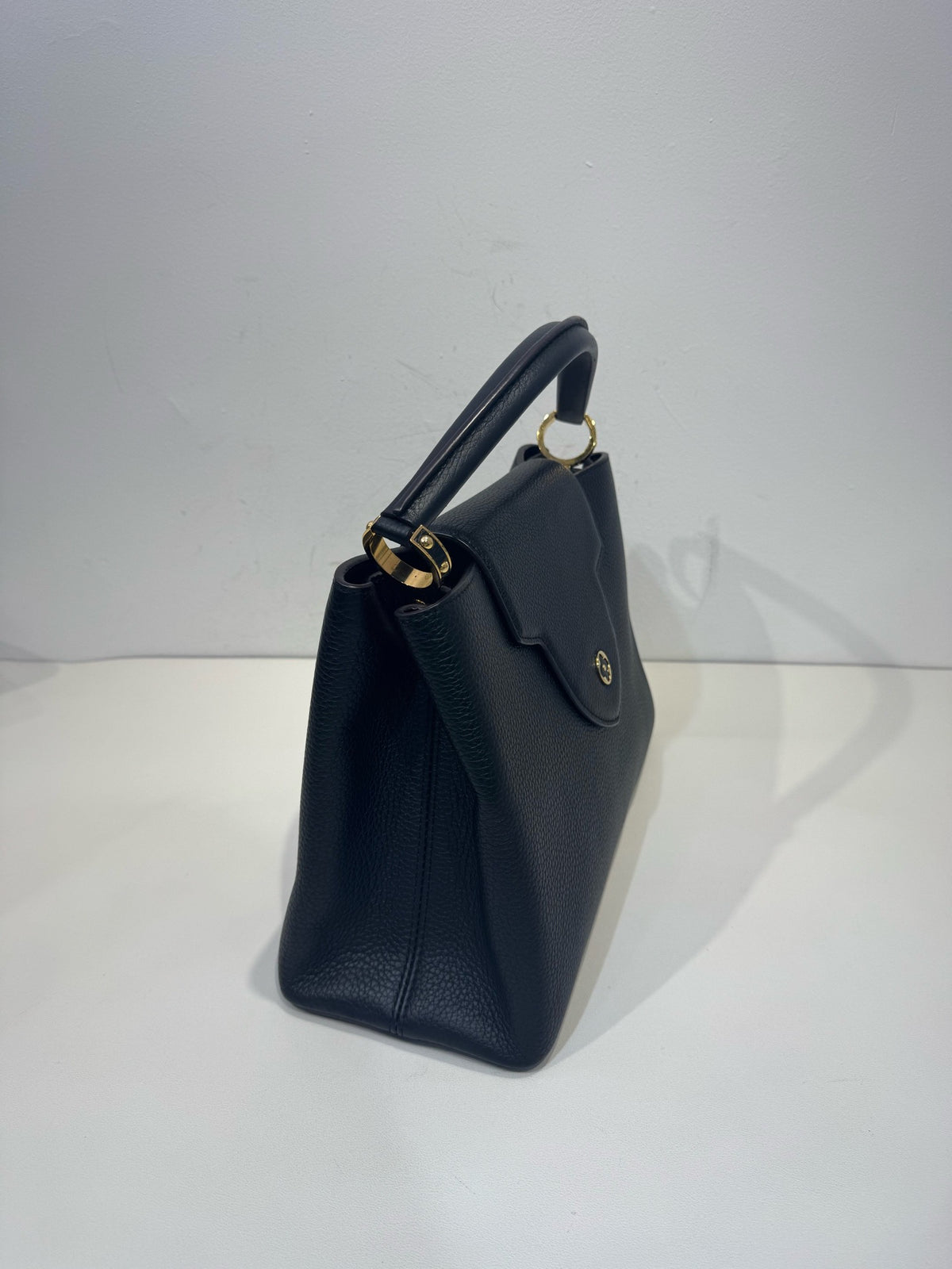 Louis Vuitton - Capucines Large - Leather - Black - (Large)