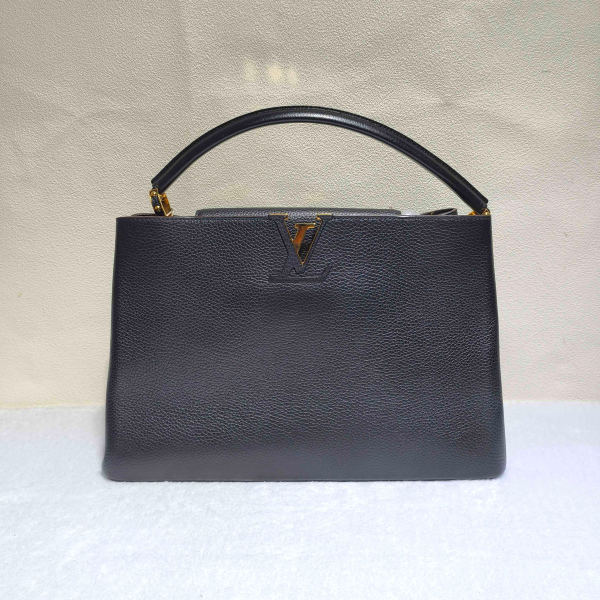 Louis Vuitton - Capucines Large - Leather - Navy - (large)