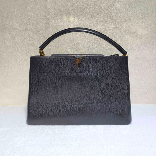 Louis Vuitton - Capucines Large - Leather - Navy - (large)