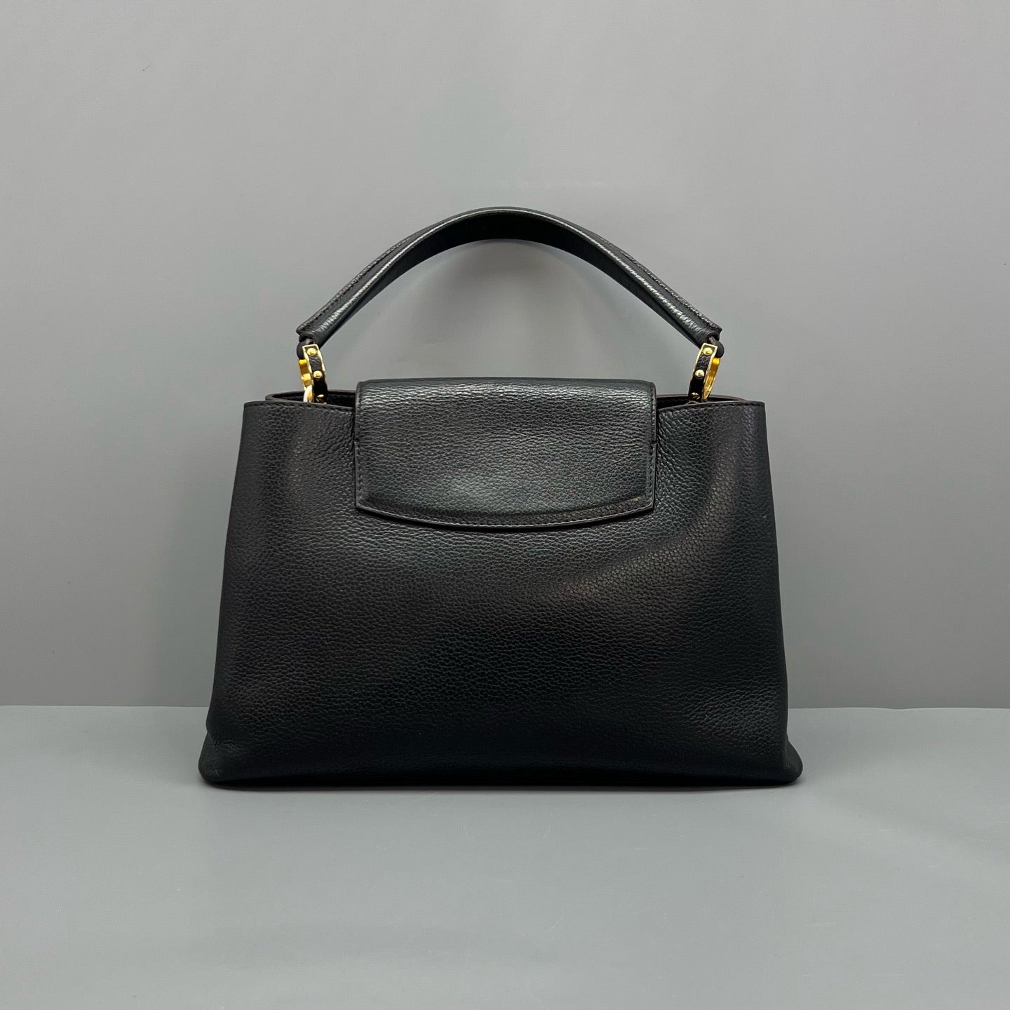 Louis Vuitton - Capucines - Leather - Black - (large)