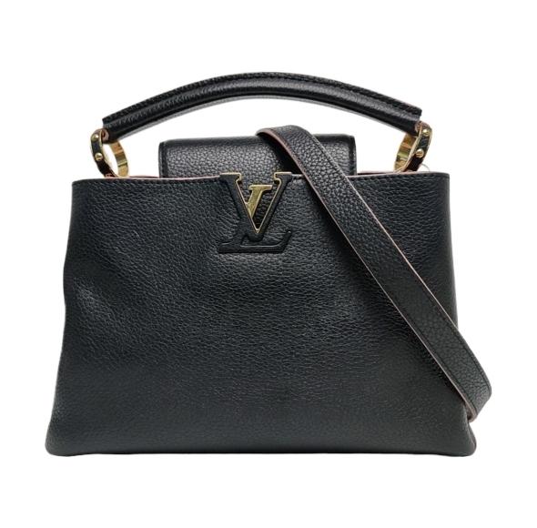 Louis Vuitton - Capucines - Leather - Black - (medium)