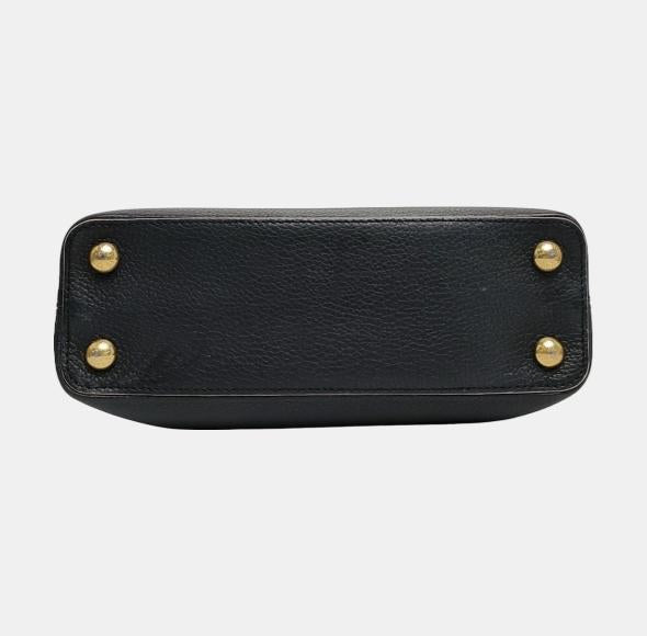 Louis Vuitton - Capucines - Leather - Black - (medium)