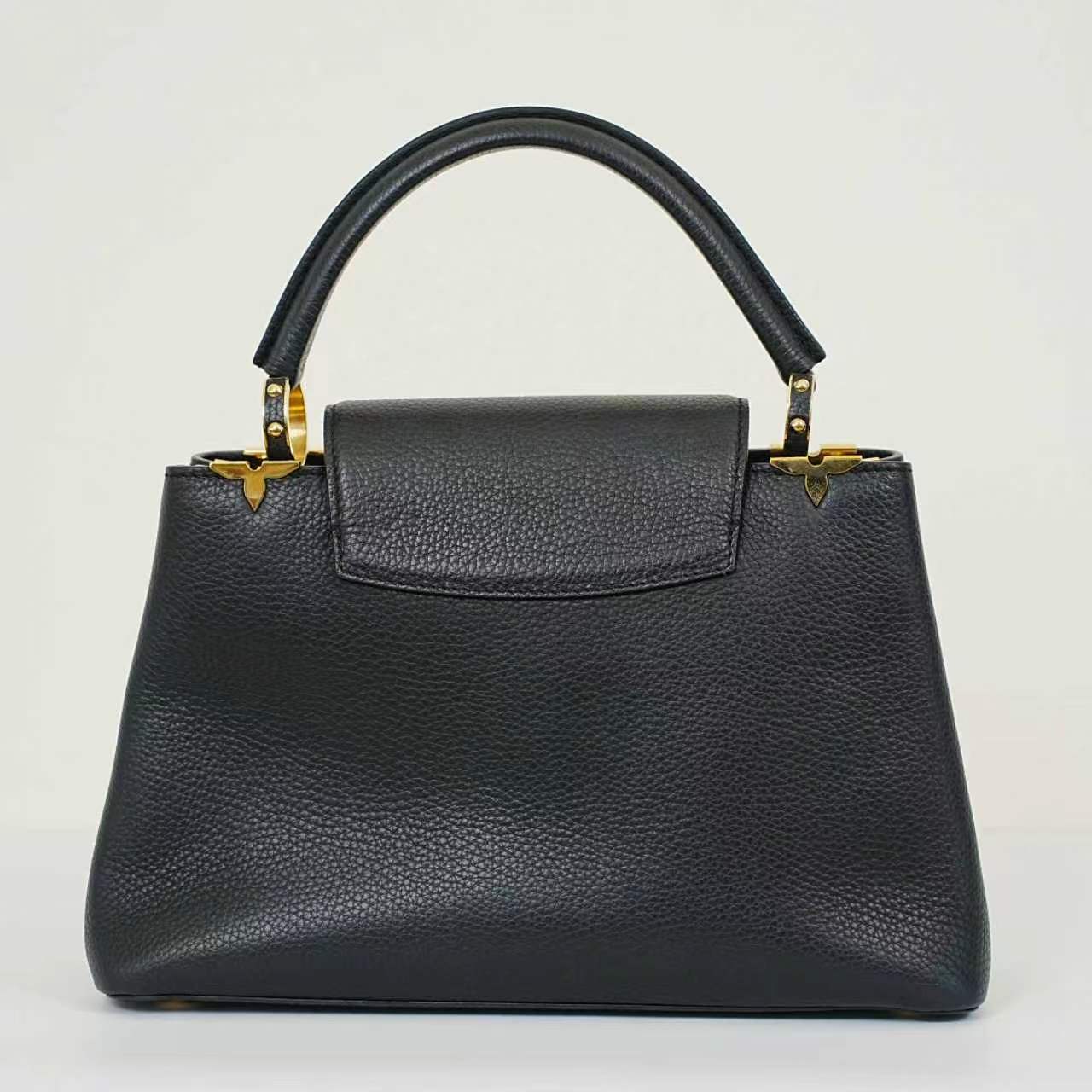 Louis Vuitton - Capucines - Leather - Black - (medium)