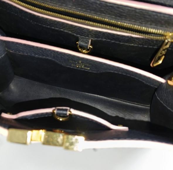 Louis Vuitton - Capucines - Leather - Black - (medium)