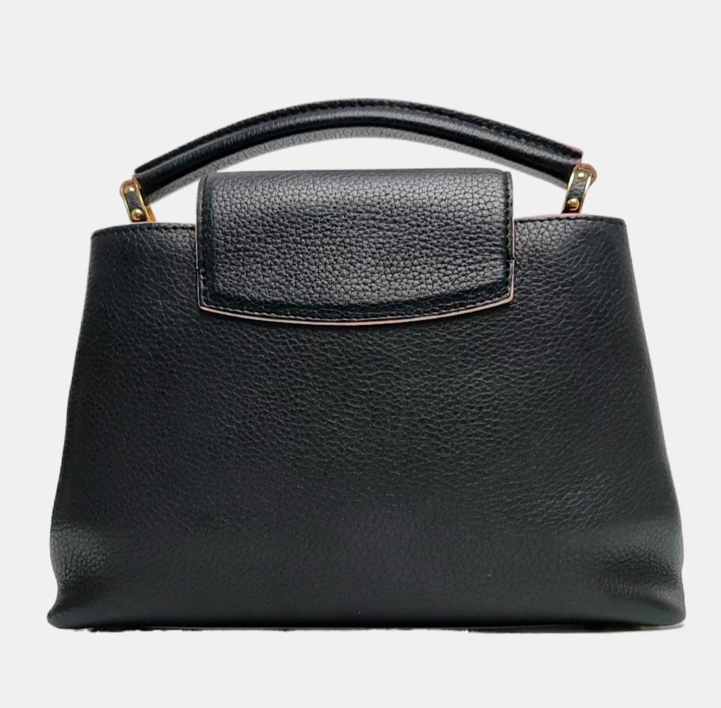 Louis Vuitton - Capucines - Leather - Black - (medium)