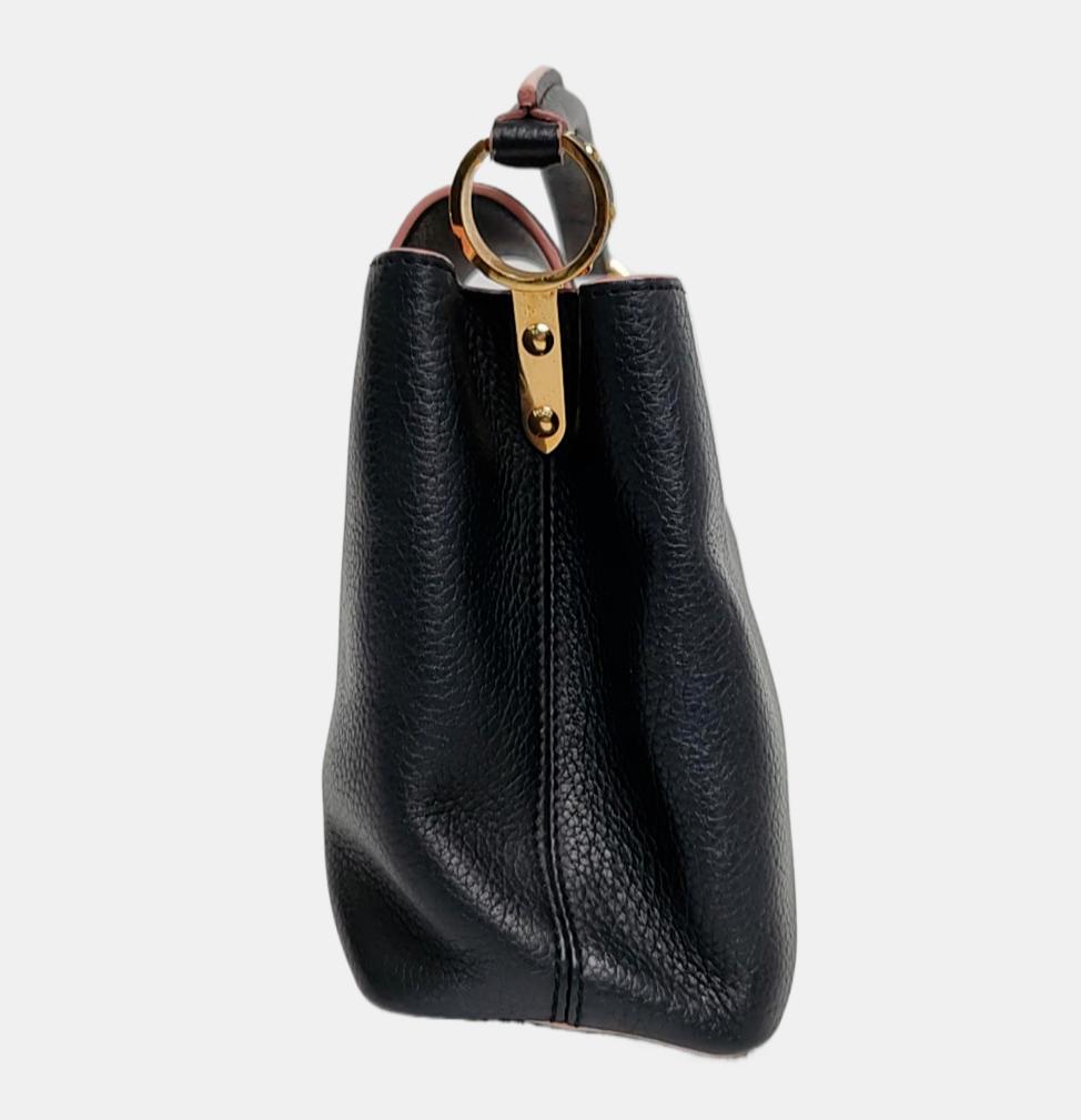 Louis Vuitton - Capucines - Leather - Black - (medium)