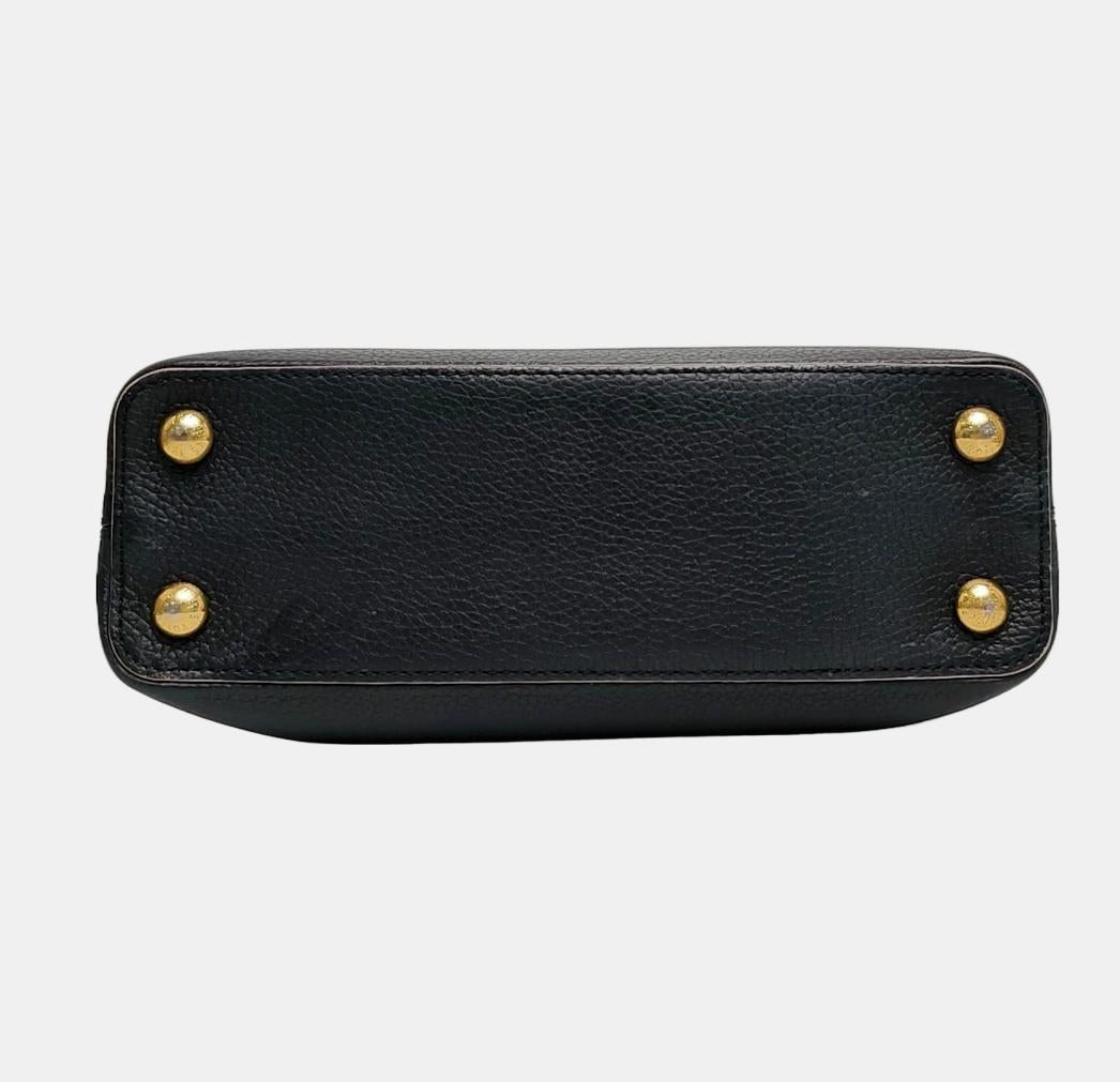 Louis Vuitton - Capucines - Leather - Black - (medium)