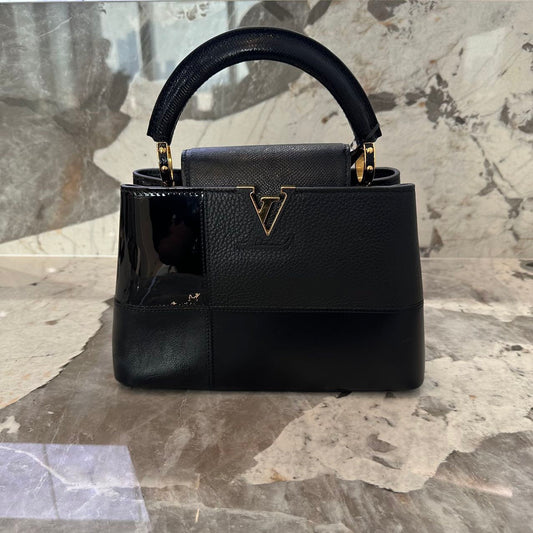 Louis Vuitton - Capucines - Leather - Black - (Other)