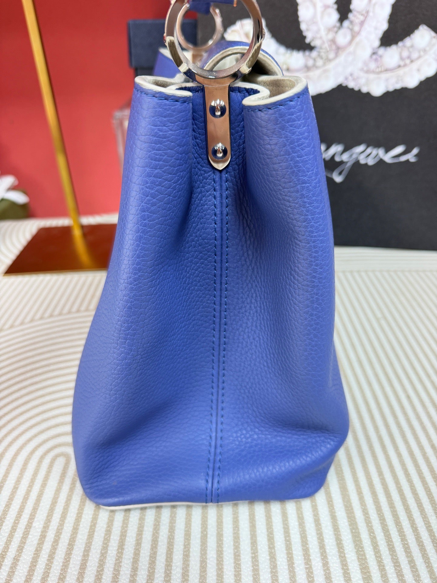 Louis Vuitton - Capucines - Leather - Blue - (large)