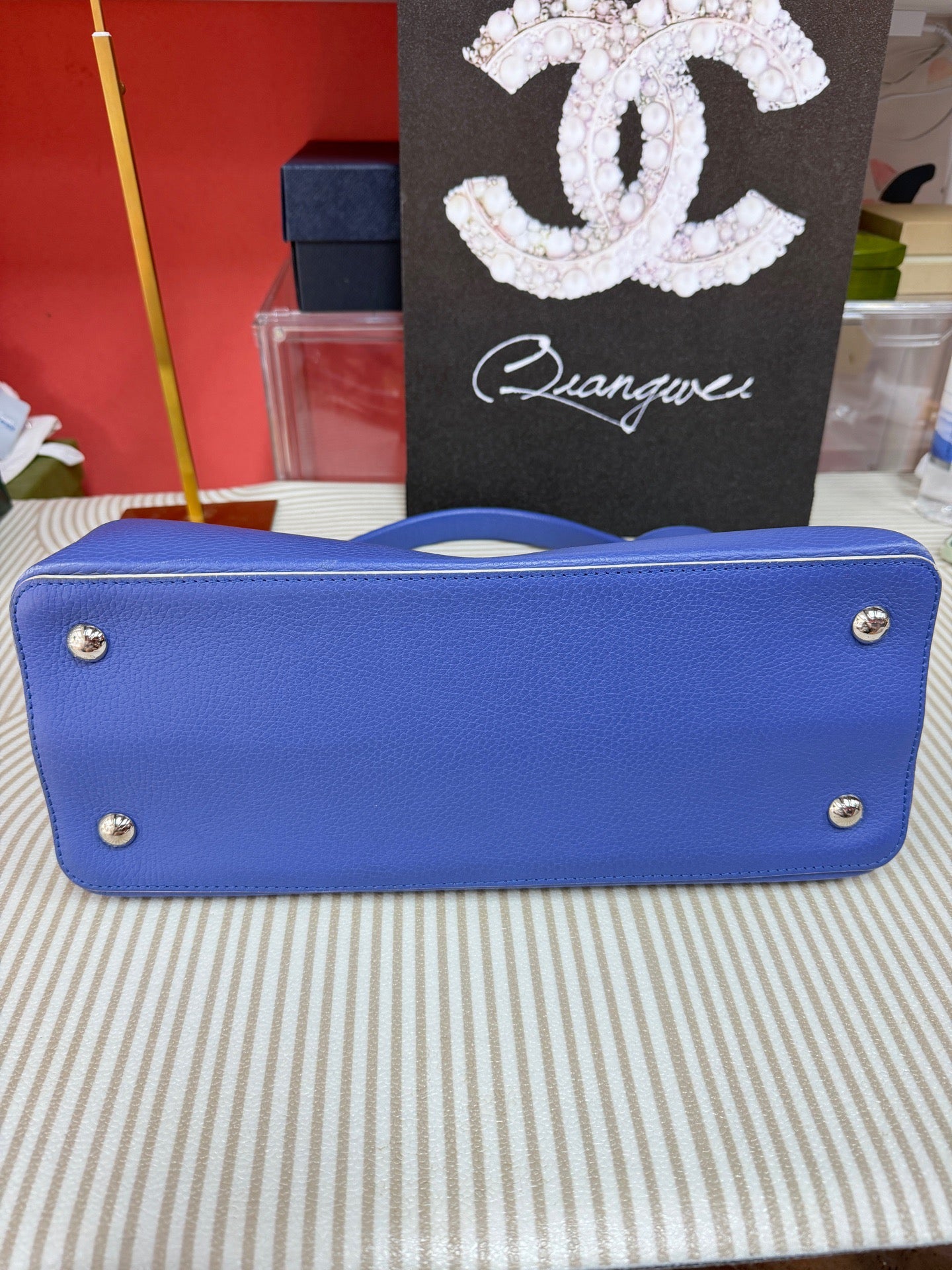 Louis Vuitton - Capucines - Leather - Blue - (large)