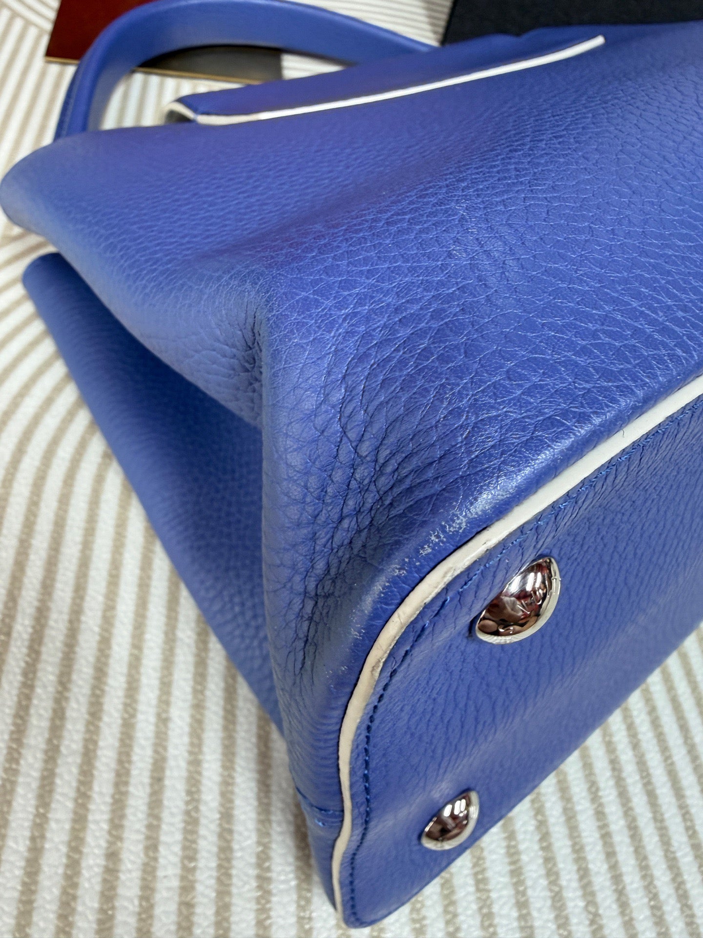 Louis Vuitton - Capucines - Leather - Blue - (large)