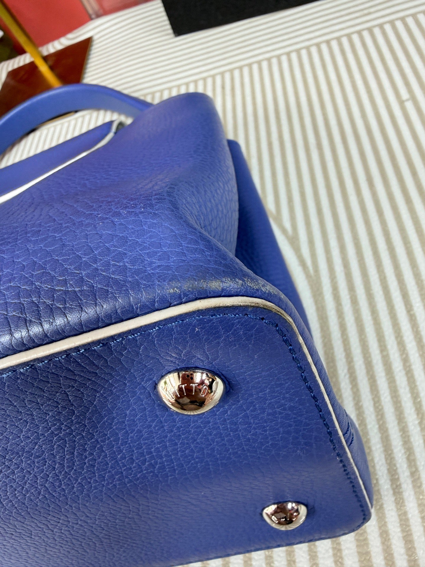 Louis Vuitton - Capucines - Leather - Blue - (large)