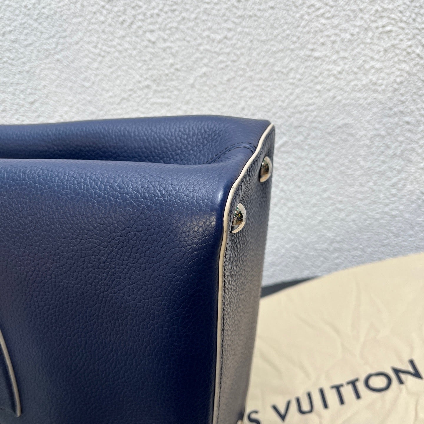 Louis Vuitton - Capucines - Leather - Blue - (Medium)
