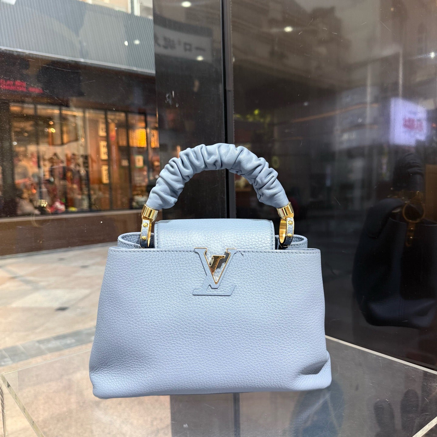 Louis Vuitton - Capucines - Leather - Blue - (small)