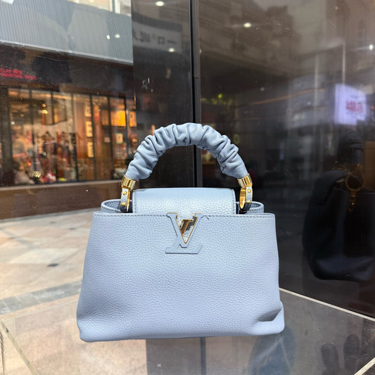 Louis Vuitton - Capucines - Leather - Blue - (small)