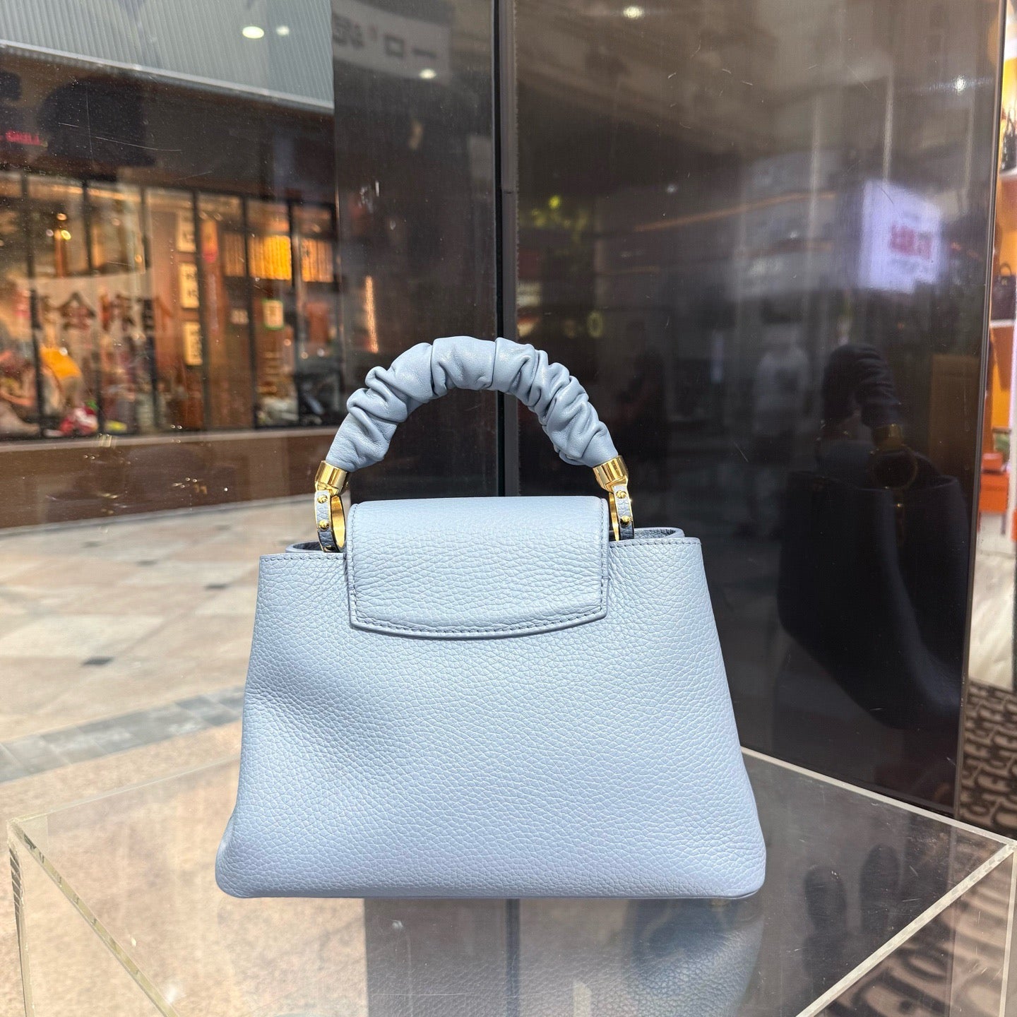 Louis Vuitton - Capucines - Leather - Blue - (small)