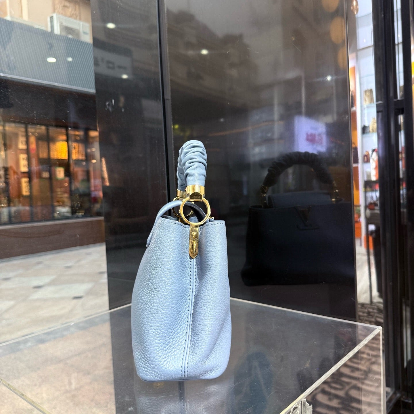 Louis Vuitton - Capucines - Leather - Blue - (small)