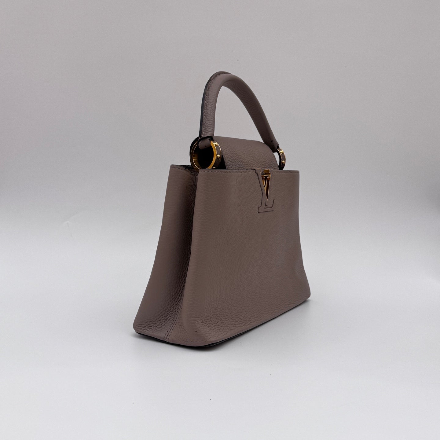 Louis Vuitton - Capucines - Leather - Grey - (Medium)
