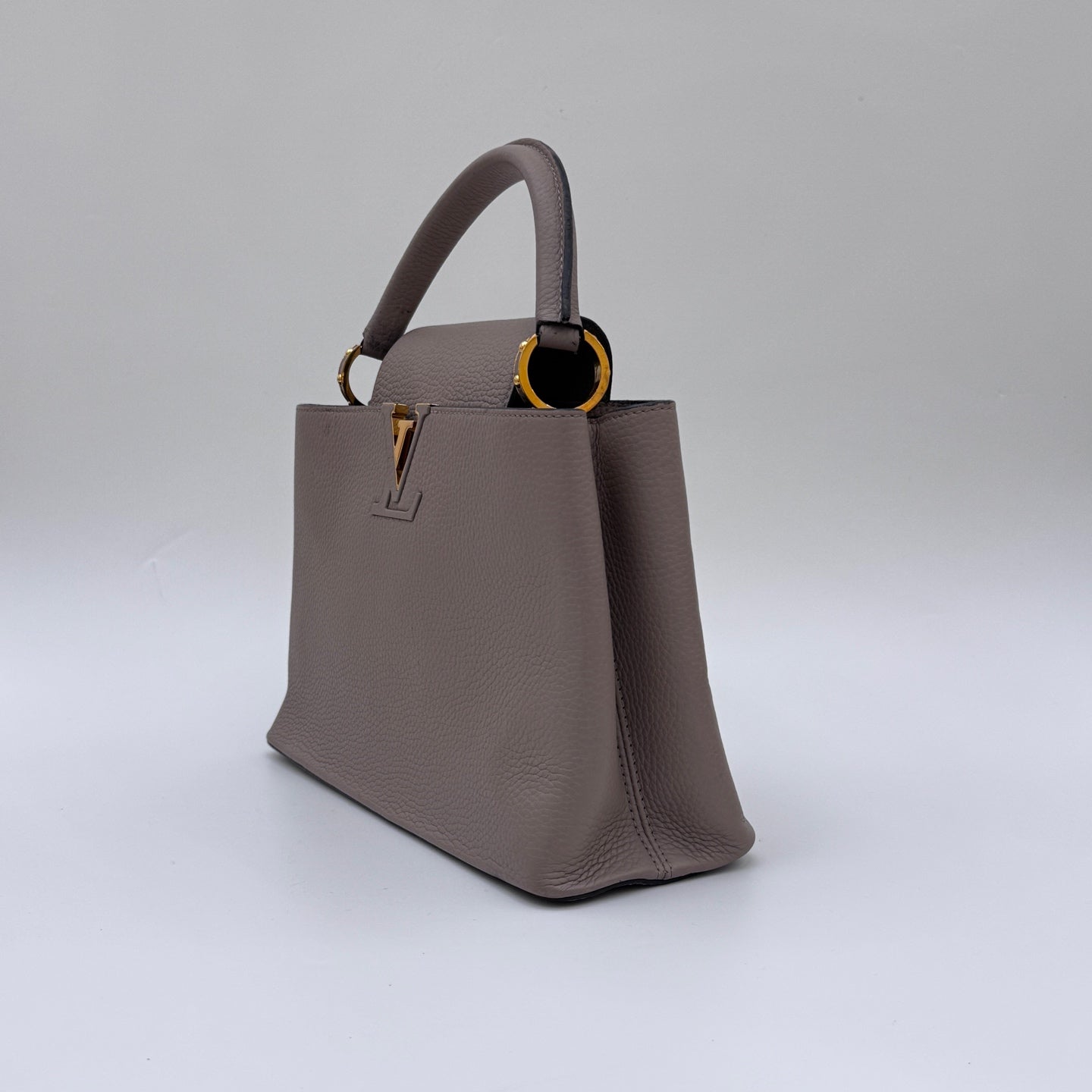Louis Vuitton - Capucines - Leather - Grey - (Medium)