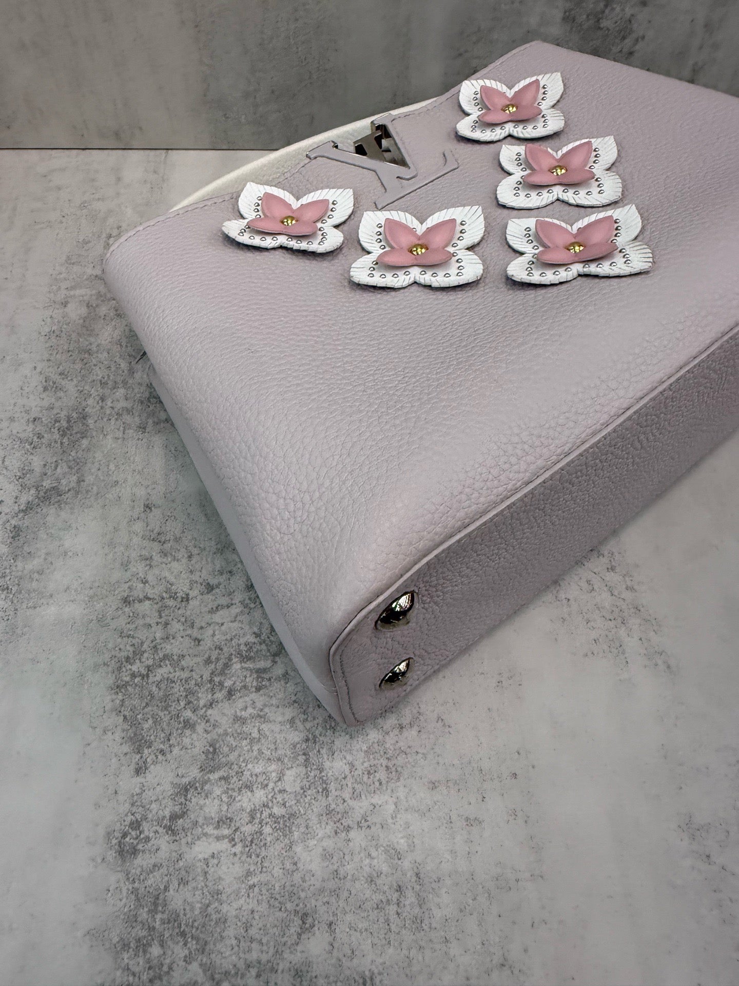 Louis Vuitton - Capucines - Leather - Grey - (Other)