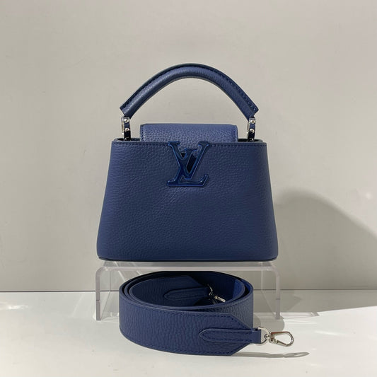 Louis Vuitton - Capucines - Leather - Navy - (mini)