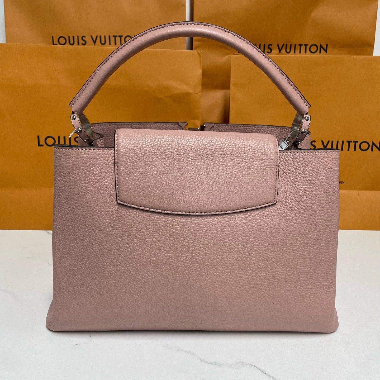 Louis Vuitton - Capucines - Leather - Pink - (Large)