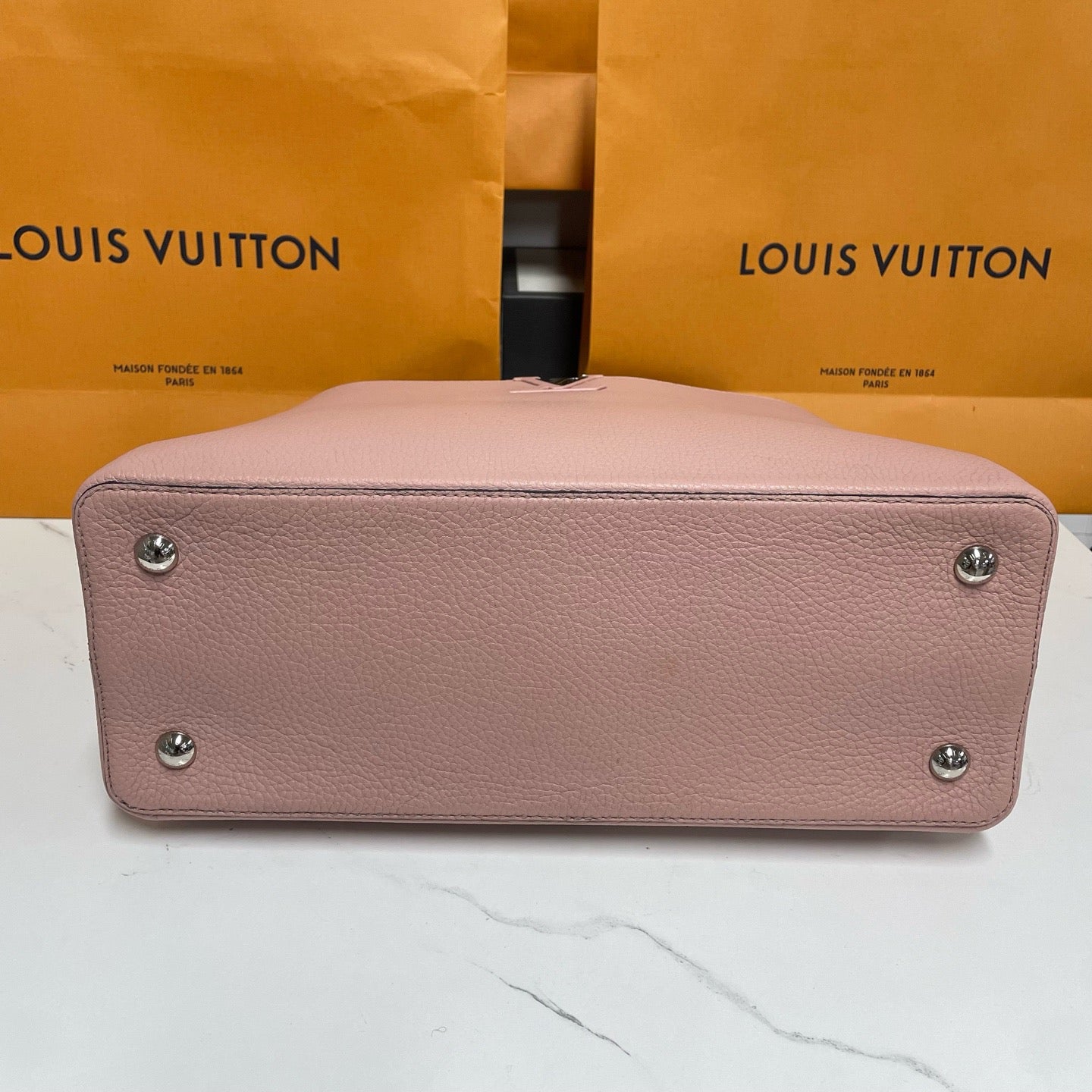 Louis Vuitton - Capucines - Leather - Pink - (Large)