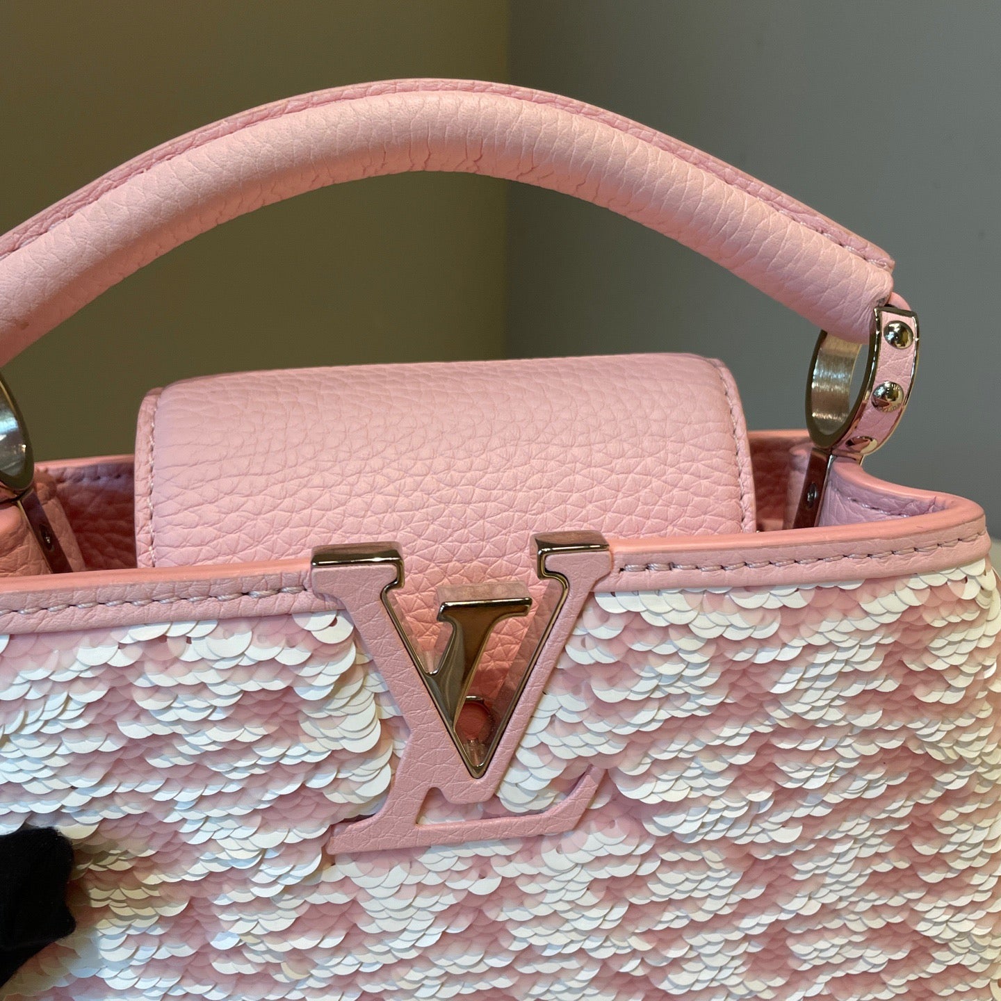Louis Vuitton - Capucines - Leather - Pink - (Small)
