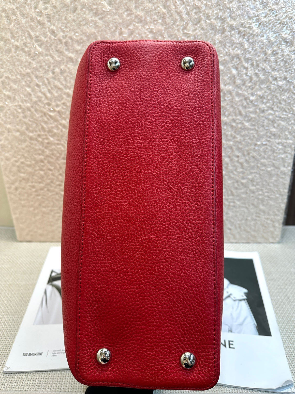 Louis Vuitton - Capucines - Leather - Red