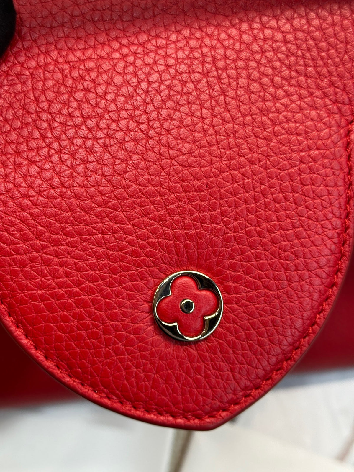 Louis Vuitton - Capucines - Leather - Red