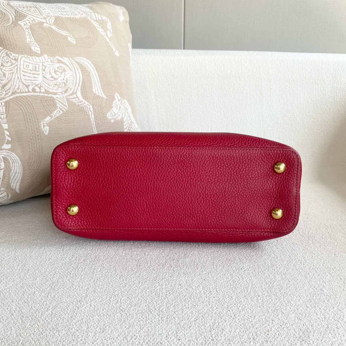 Louis Vuitton - Capucines - Leather - Red - (Medium)