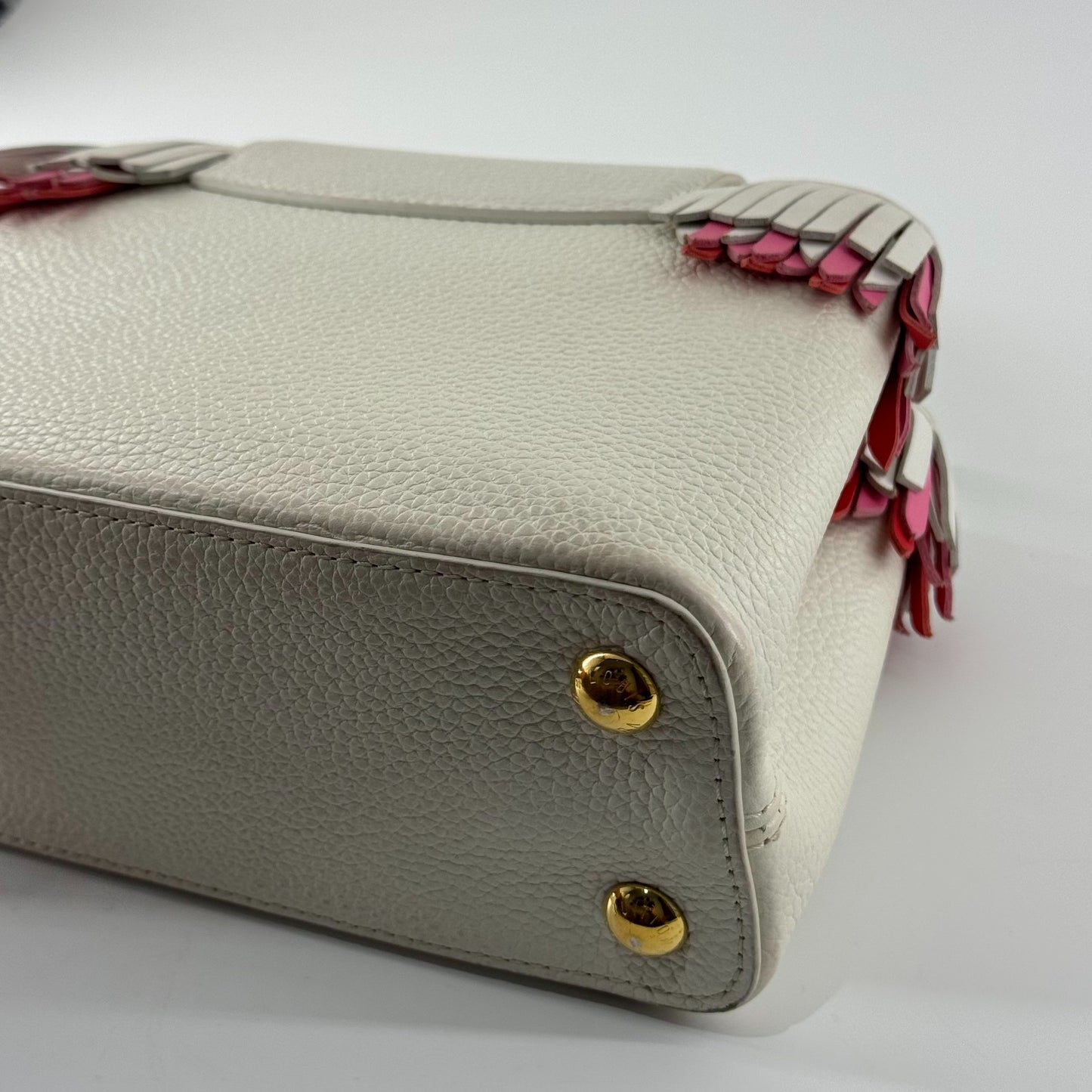 Louis Vuitton - Capucines - Leather - White - (small)