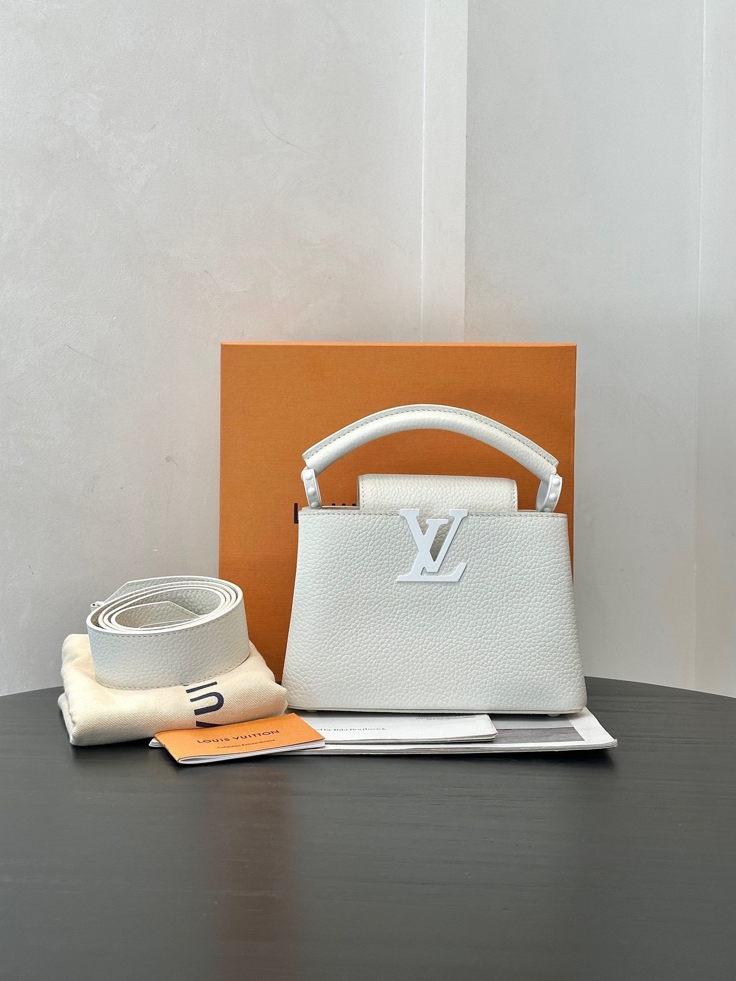 Louis Vuitton - Capucines Mini - Calfskin - White - (mini)