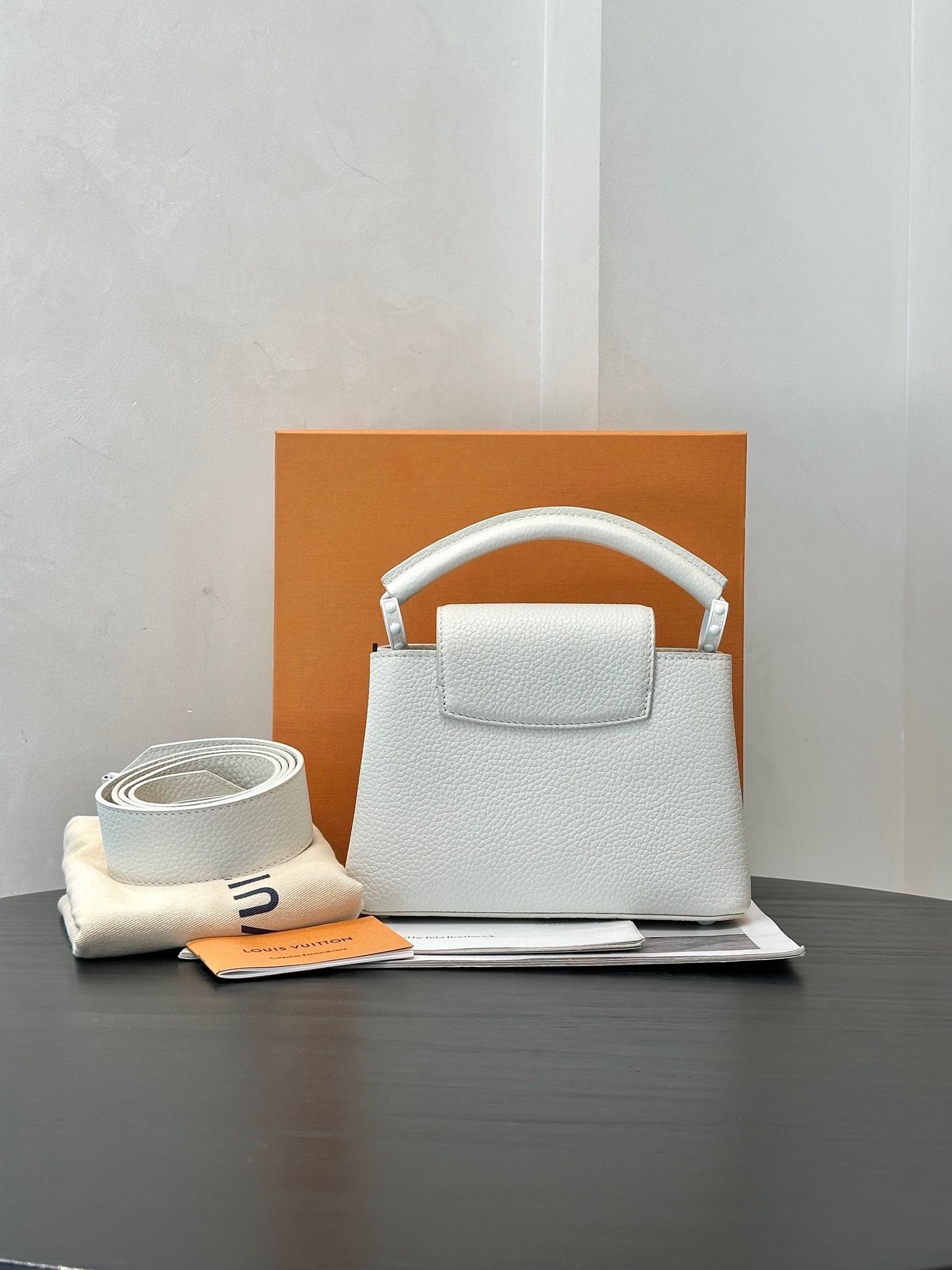 Louis Vuitton - Capucines Mini - Calfskin - White - (mini)