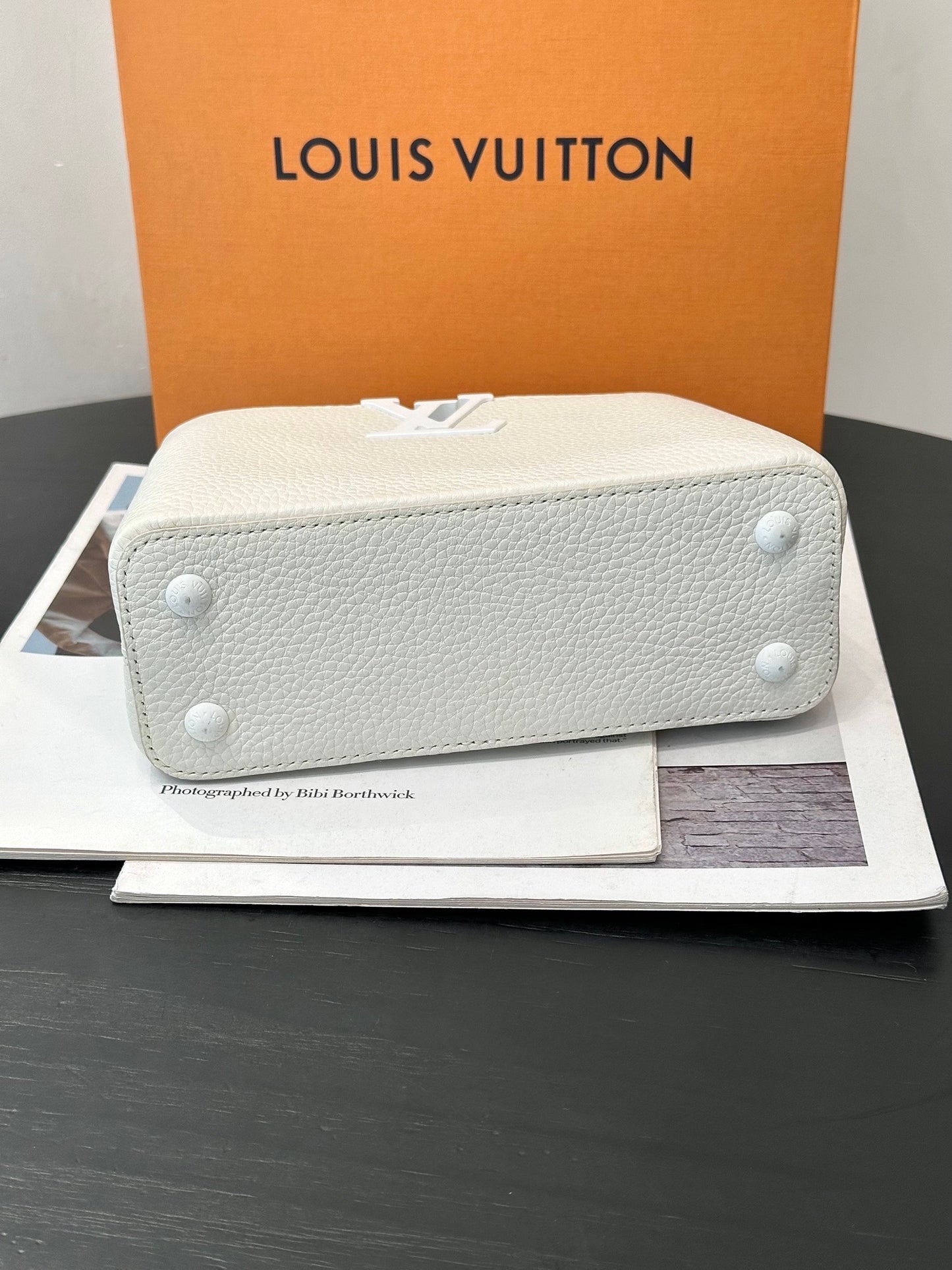 Louis Vuitton - Capucines Mini - Calfskin - White - (mini)