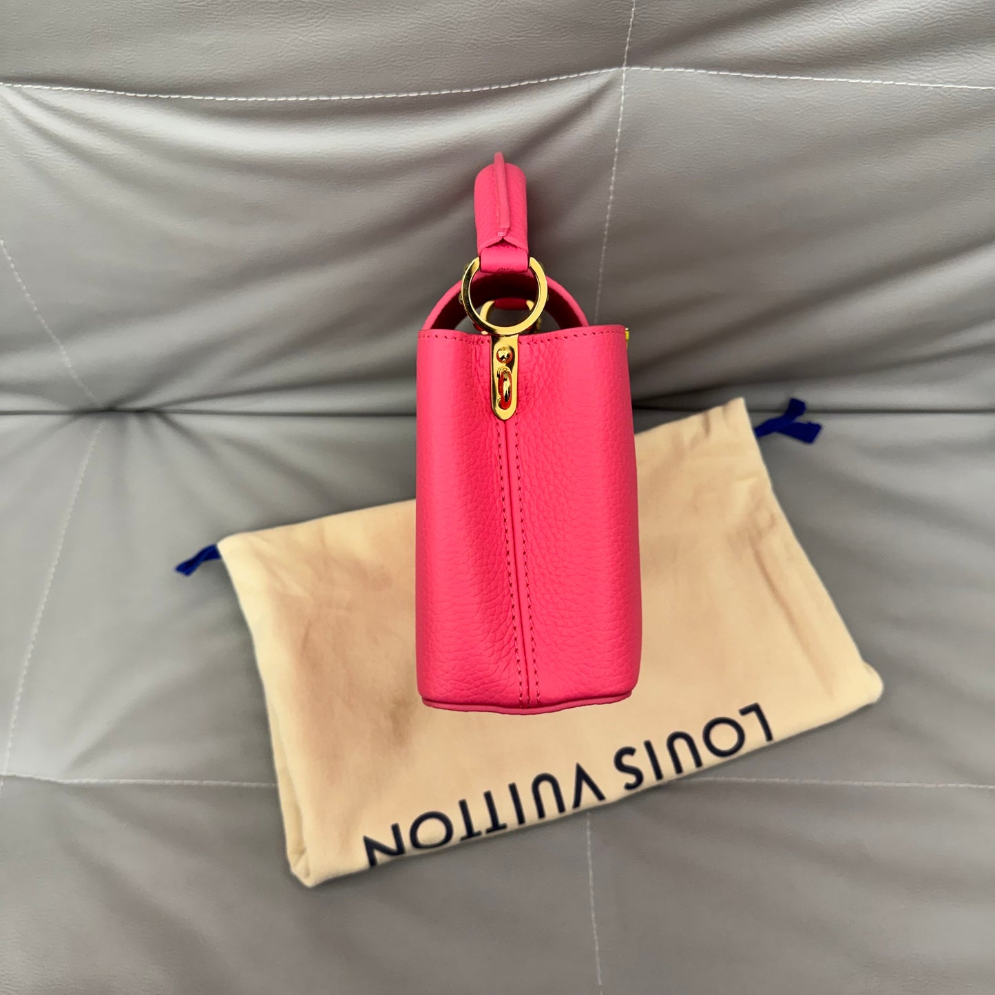 Louis Vuitton - Capucines Mini - Leather - Red - (mini)