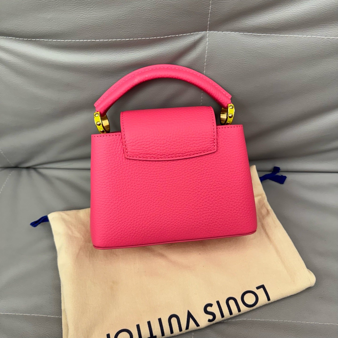 Louis Vuitton - Capucines Mini - Leather - Red - (mini)