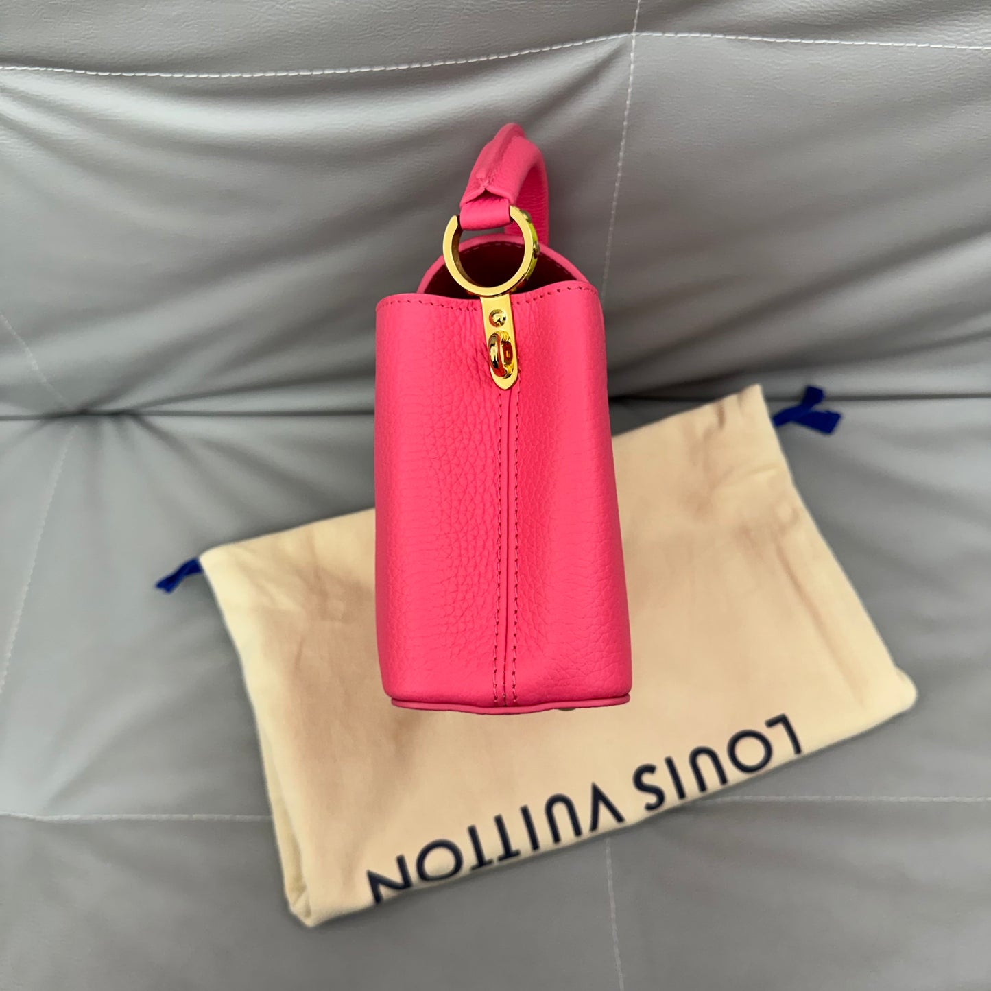 Louis Vuitton - Capucines Mini - Leather - Red - (mini)