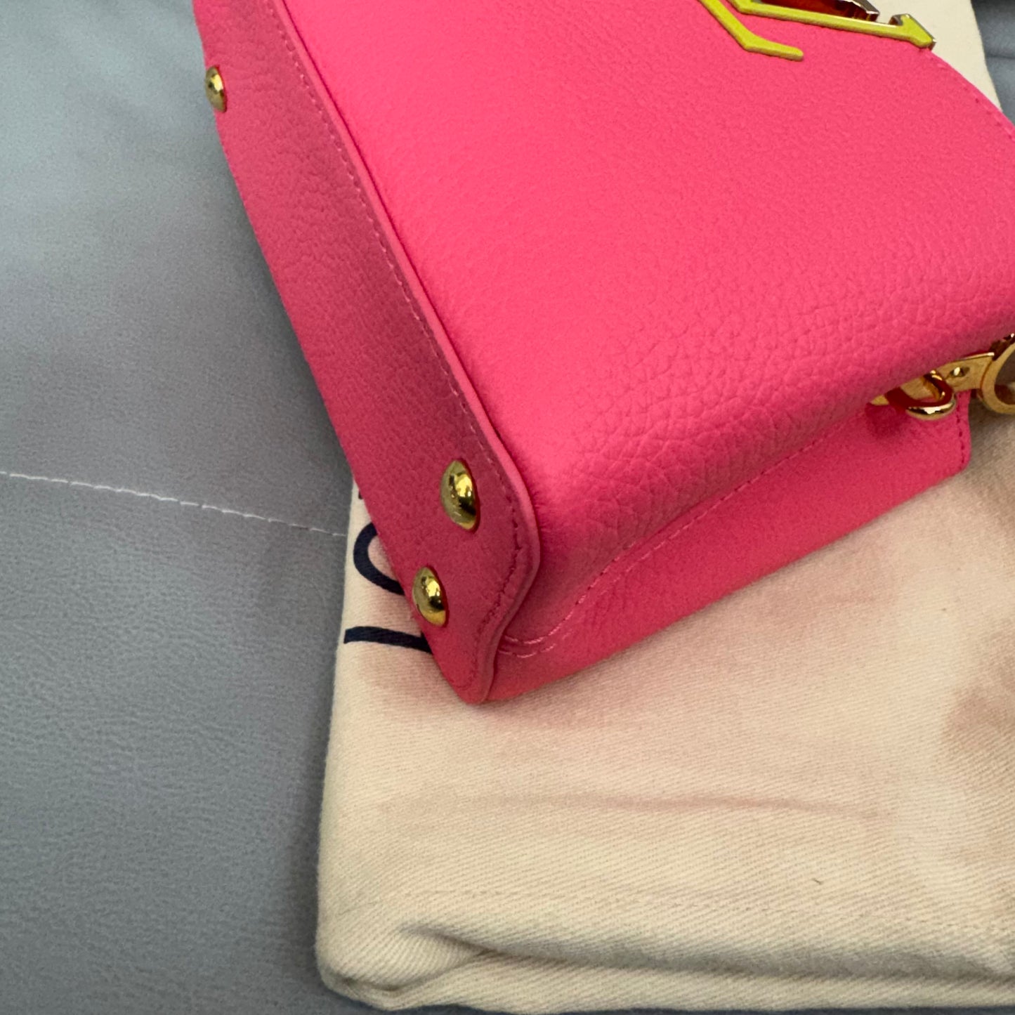 Louis Vuitton - Capucines Mini - Leather - Red - (mini)