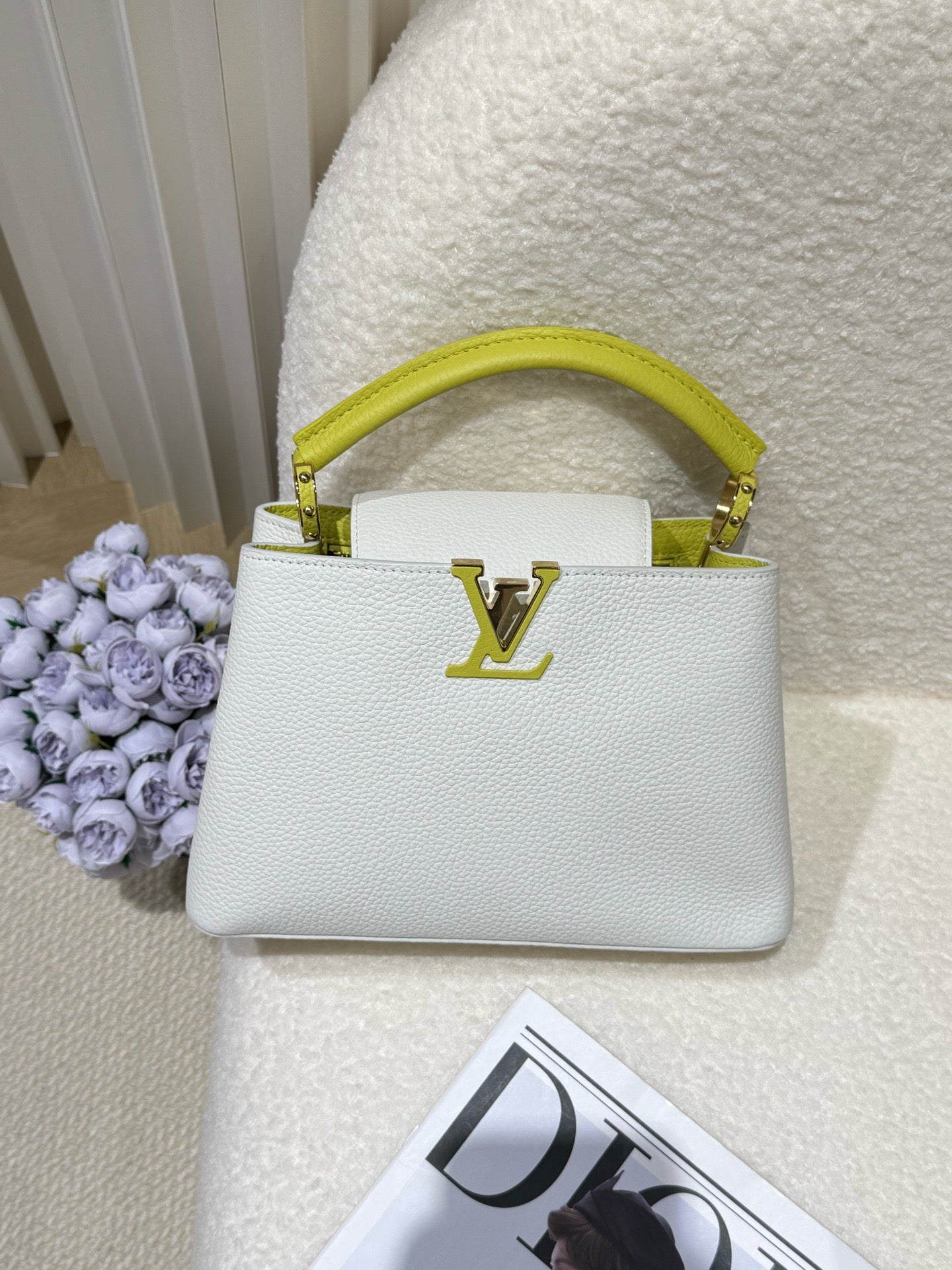 Louis Vuitton - Capucines Mini - Leather - White - (Mini)