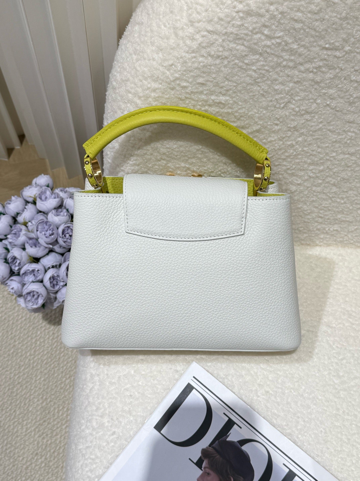 Louis Vuitton - Capucines Mini - Leather - White - (Mini)