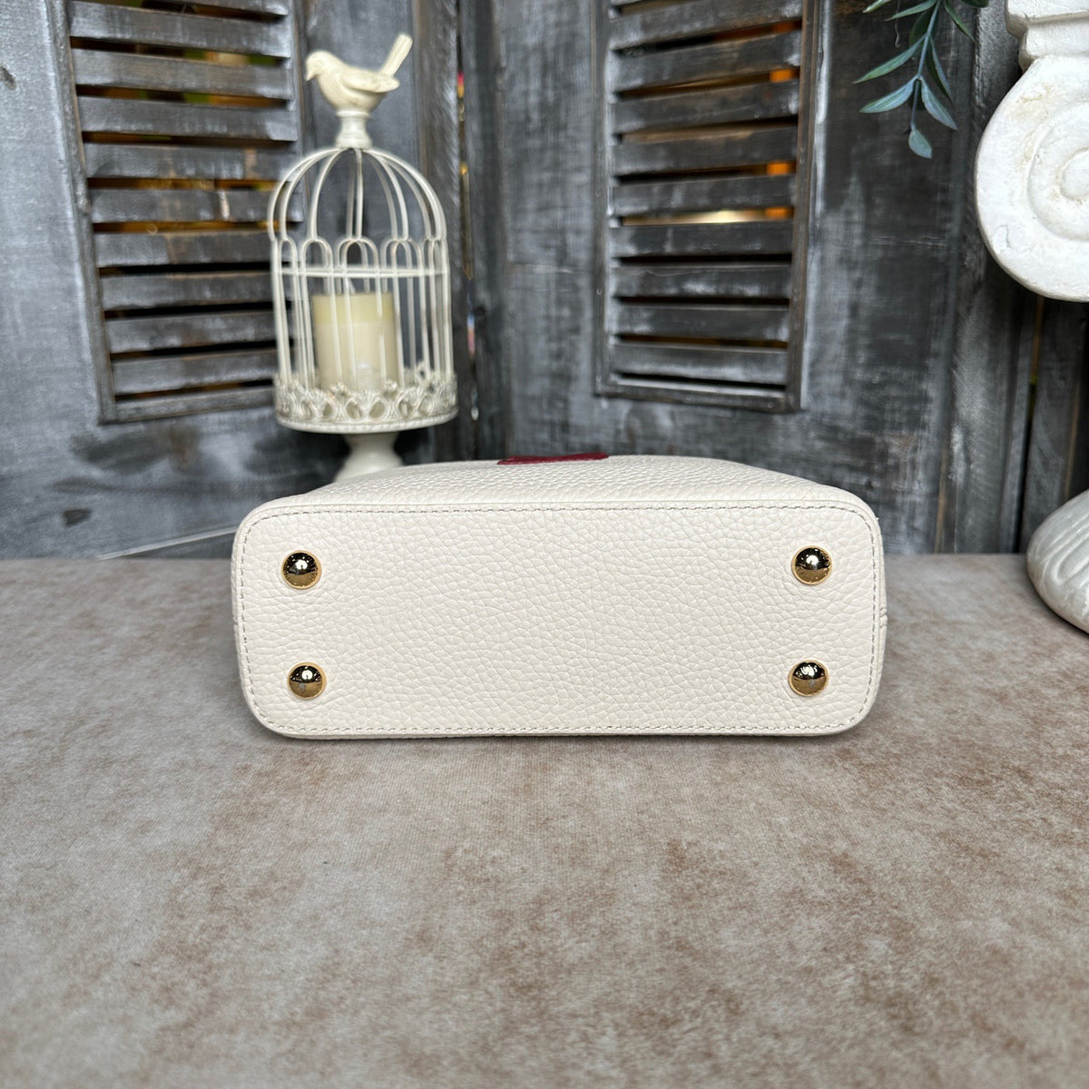 Louis Vuitton - Capucines Mini - Leather - White - (mini)