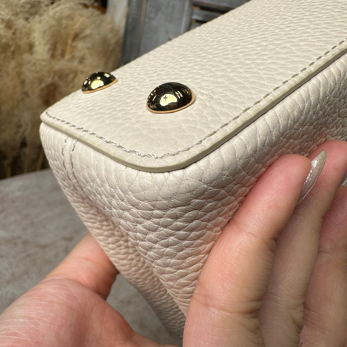 Louis Vuitton - Capucines Mini - Leather - White - (mini)