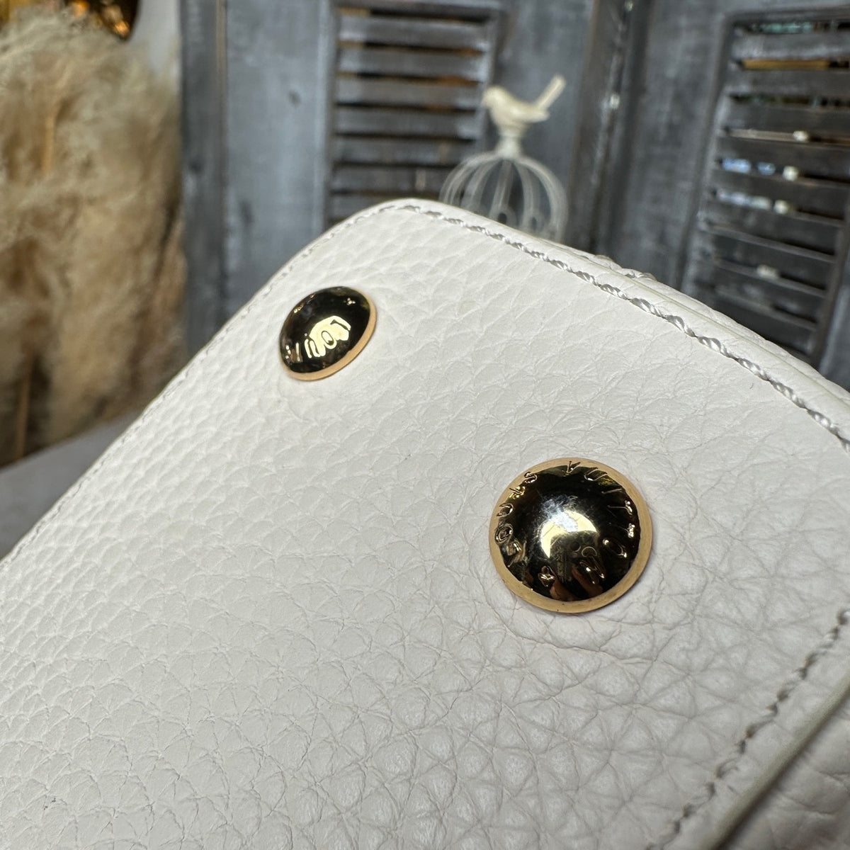 Louis Vuitton - Capucines Mini - Leather - White - (mini)