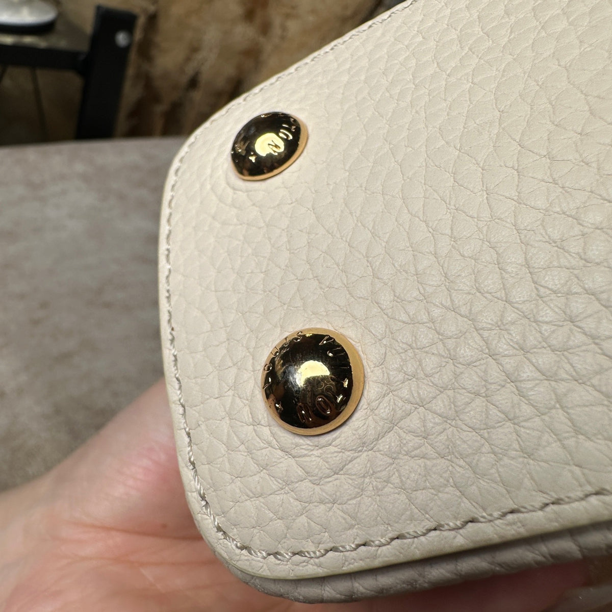 Louis Vuitton - Capucines Mini - Leather - White - (mini)