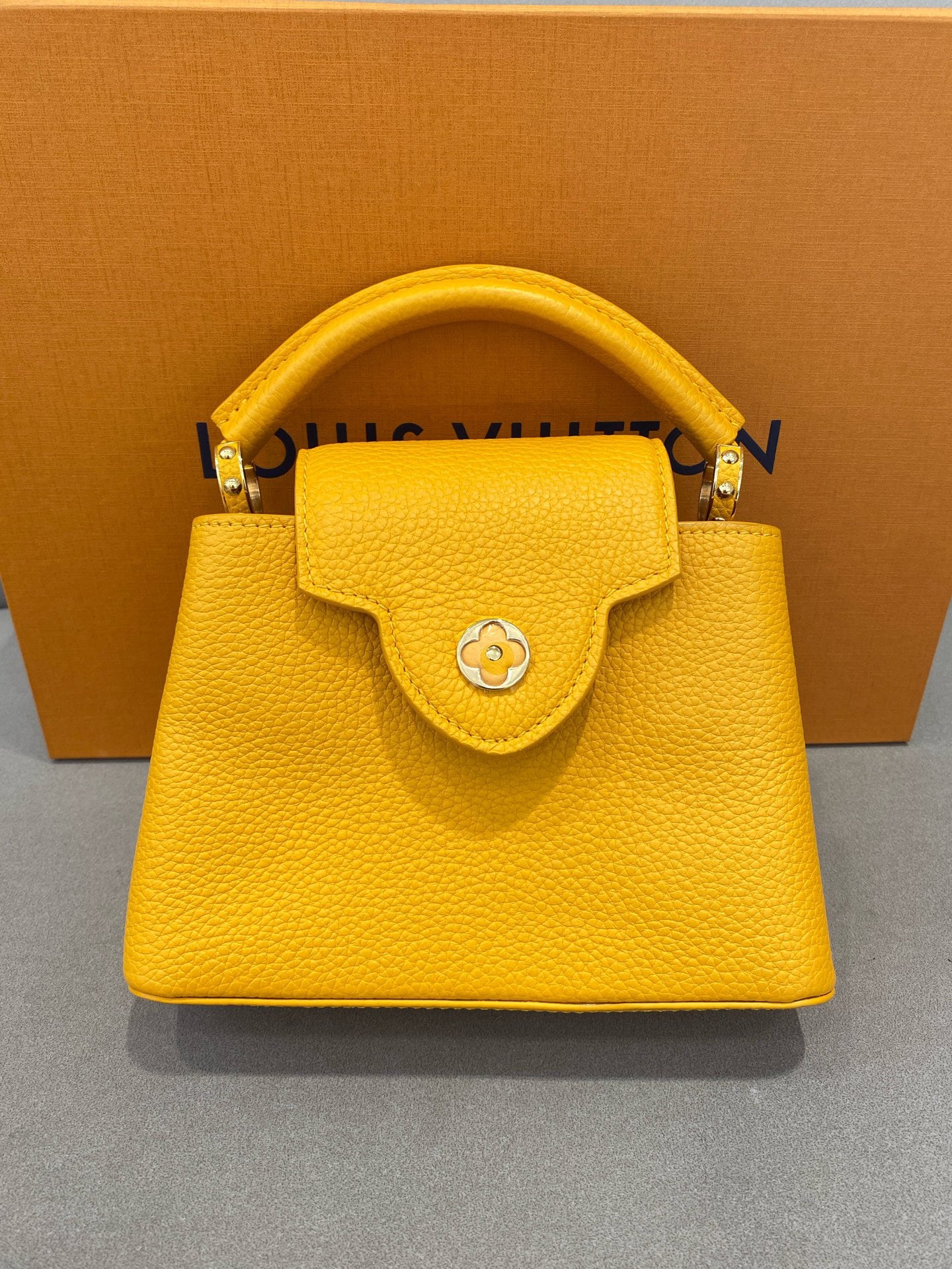 Louis Vuitton - Capucines Mini - Leather - Yellow - (mini)