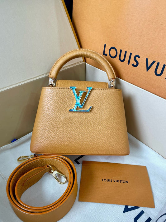 Louis Vuitton - Capucines Mini - Leather - Yellow - (mini)