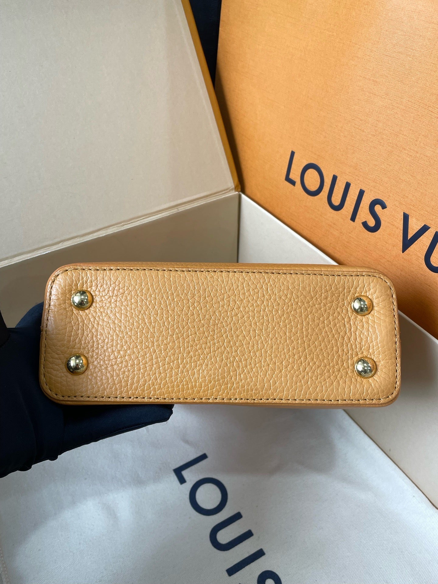 Louis Vuitton - Capucines Mini - Leather - Yellow - (mini)