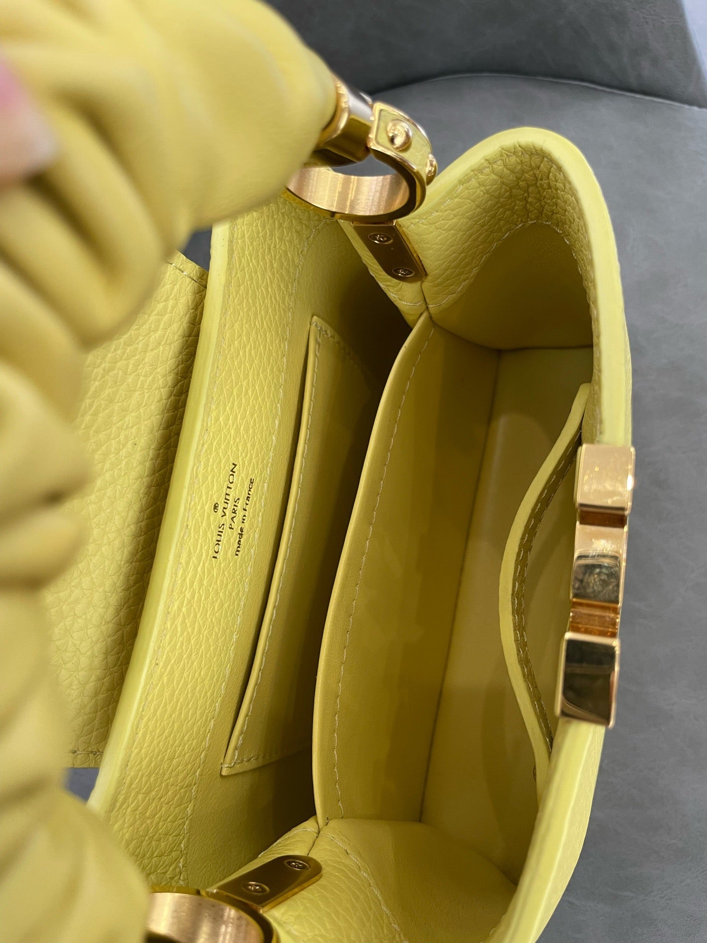 Louis Vuitton - Capucines Mini - Leather - Yellow - (mini)